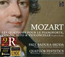 Mozart: Les quatuors pour le pianoforte, violon, alto & violoncelle K 478 & K 493